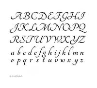 Artemio Alphabet Plantilla A4, Gris, 21,5 x 0,2 x 24 cm