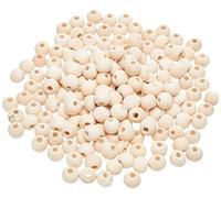 Artemio 180 Piezas 8 mm Cuentas de Madera, Beige