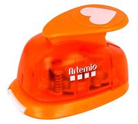 Artemio 2,5 cm Big Herz Nummer 1 HEBEL Punch, Orange