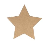 Artemio 25 cm MDF Silueta Star Mount-Forma de Estrella, Madera