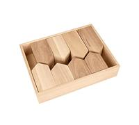 Artemio 8 Casas Madera + Bandeja 24X18X5,5 cm