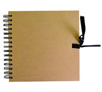 Artemio 11009019 Álbum de Recortes en Espiral de 20 x 20 cm en Papel Kraft, Beige, 40