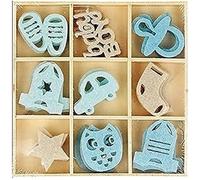 Artemio Bebé Niño 13070137 - Set de 45 Siluetas (9 x 1 x 9 cm), Multicolor