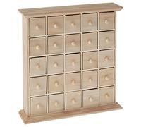 Artemio - Cómoda de Madera, 25 cajones, Color Beige