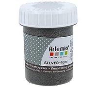 ARTEMIO Emboss Powder 40Ml Silver Decoración/Glitters/Accesorios, Multicolor, 40 ml