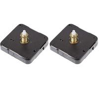 Artemio - Mecanismo de Reloj, Color Negro (Paquete de 2)