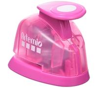 Artemio Mini punzón de Palanca Circular de 1 cm, Rosa, 6.5 x 4 x 10 cm