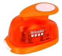 Artemio Perforadora de Palanca Grande de 2,5 cm, Naranja, 8.5 x 5 x 12 cm