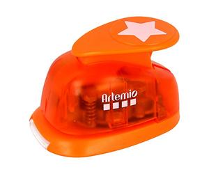 Artemio Perforadora de Palanca Big Star número 2 de 1 Pulgada, Naranja