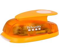Artemio Perforadora de Palanca de 3,5 cm, círculo de 3,33 cm, Color Naranja