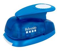 Artemio Perforadora de Palanca Gigante de 5 cm con Roseta Circular, Azul