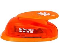 Artemio Perforadora de Palanca Grande de 2,54 cm, Hoja #3, Naranja