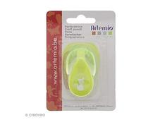 Artemio Pequeño perforador de Palanca 1.6 cm Gato #2, Madera, Verde, 8.5 x 5 x 12 cm