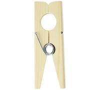 Artemio - Pinza (14 cm, Madera, 1 Unidad), Color Beige