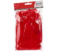 Artémio - Plumas Decorativas (Bolsa de 3 g, de 8 a 12 cm), Color Rojo