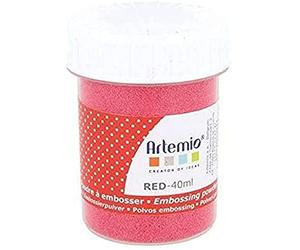 Artemio - Polvo para Repujado (40 ml), Color Rojo