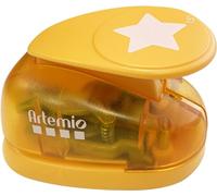 Artemio Scrapbooking Estrella Perforadora, plástico, Naranja, 9,6 x 6,5 x 16 cm