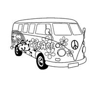 Artemio Van Peace - Sello, Madera, Negro, 5 x 2,5 x 7 cm