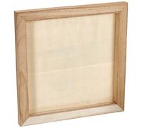 Rayher VITAB3030 Marco de Madera Natural para Decorar, 30 x 30 cm