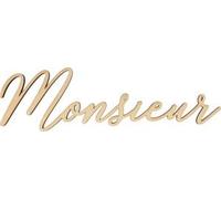 Artemio Wooden Word Monsieur 34X9,8X0,7Cm