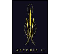 Artemis 2 2026 Moon Mission Notebook: 110 lined pages in a convenient 6” x 9” format, featuring a sl lossy cover-ideal for daily notes and ideas.