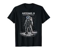 Artemis 2026 Misión de Lanzamiento de Cohetes a la Luna Artemis 2 Camiseta