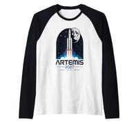 Artemis 2027 Launch to The Moon Camiseta Manga Raglan