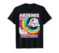 Artemis II 2026 Cute Design for Kids Launch Back to The Moon Camiseta