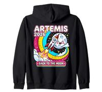 Artemis II 2026 Cute Design for Kids Launch Back to The Moon Sudadera con Capucha