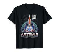 Artemis II 2026 Misión de Lanzamiento de Cohetes a la Luna Artemis 2 Camiseta