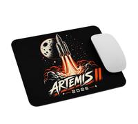 Artemis II: De Regreso A La Luna 2026 Alfombrilla De Escritorio Lavable Mousepad Antideslizante Mouse Pad para Oficina Hogar Ordenador 25X30Cm