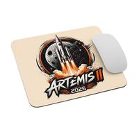 Artemis II: De Regreso A La Luna 2026 (Imagen Gráfica) Mouse Pad Lavable Mousepad Duradero Alfombrilla De Escritorio para Oficina Gaming Pc 25X30Cm