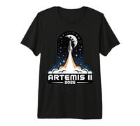Artemis II Lanzamiento a la Luna 2026 Camiseta Premium