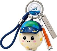 Artemis II - Llavero con colgante de astronauta espacial de cohete espacial, 2026 con sistema de lanzamiento espacial Back to the Moon, lindo colgante de recuerdo del espacio exterior, regalo espacial