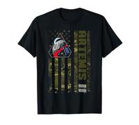 Artemis II Patch USA Bandera Back To The Moon Patriotica Camiseta