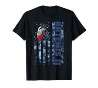 Artemis II Patch USA Bandera Back To The Moon Patriotica Camiseta