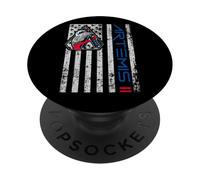 Artemis II Patch USA Bandera Retorno a la Luna Patriotica PopSockets PopGrip Adhesivo