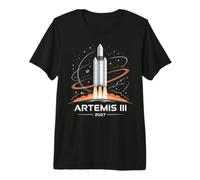 Artemis III 3 2027 Espacio Tierra Órbita Baja Camiseta Premium