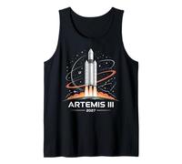 Artemis III 3 2027 Espacio Tierra Órbita Baja Camiseta sin Mangas