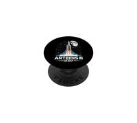 Artemis III 3 2027 Retro Espacio Tierra Baja Órbita PopSockets PopGrip Adhesivo