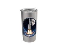 Artemis III Launch to The Moon Vaso térmico de acero inoxidable de doble pared