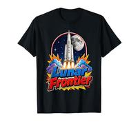 Artemis III Lunar Frontier Space Rocket Moon Mission Camiseta