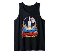 Artemis III Lunar Frontier Space Rocket Moon Mission Camiseta sin Mangas
