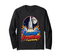 Artemis III Lunar Frontier Space Rocket Moon Mission Manga Larga
