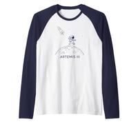 Artemis III Moon Mission Camiseta Manga Raglan