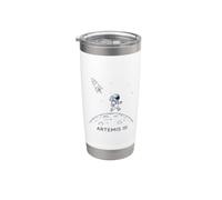 Artemis III Moon mission Vaso térmico de acero inoxidable de doble pared
