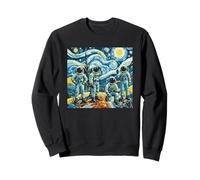 Artemis Space Astronaut Space Suit Starry Night Graphic Art Sudadera