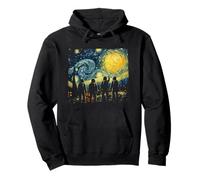 Artemis Space Astronaut Space Suit Starry Night Graphic Art Sudadera con Capucha
