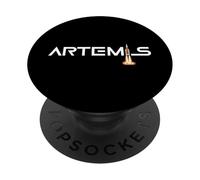 Artemis Space Launch System Woman Flight Man On The Moon PopSockets PopGrip Adhesivo