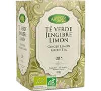 TE VERDE JENGIBRE LIMON 20 FILTROS BIO